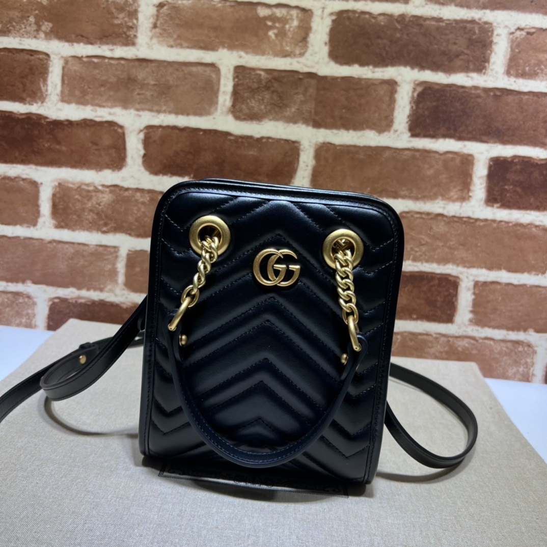 Gucci GG  Marmont Mini Handbag （16-19-7CM） - DopestKickz