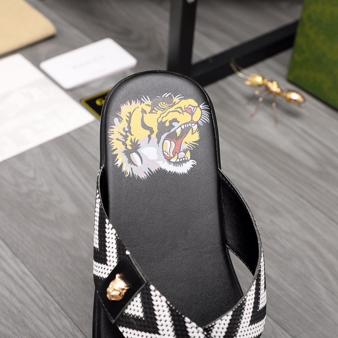 Gucci Web Slide Sandal - DopestKickz