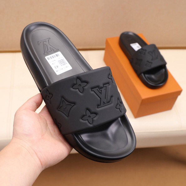 Louis Vuitton Monogram Slippers - DopestKickz