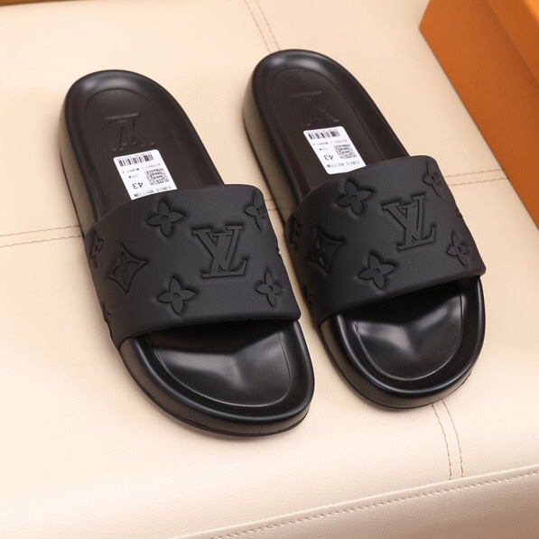 Louis Vuitton Monogram Slippers - DopestKickz