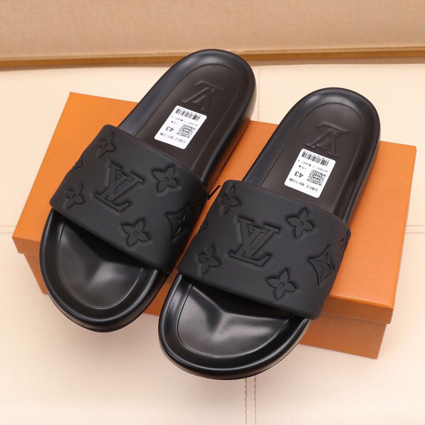 Louis Vuitton Monogram Slippers - DopestKickz