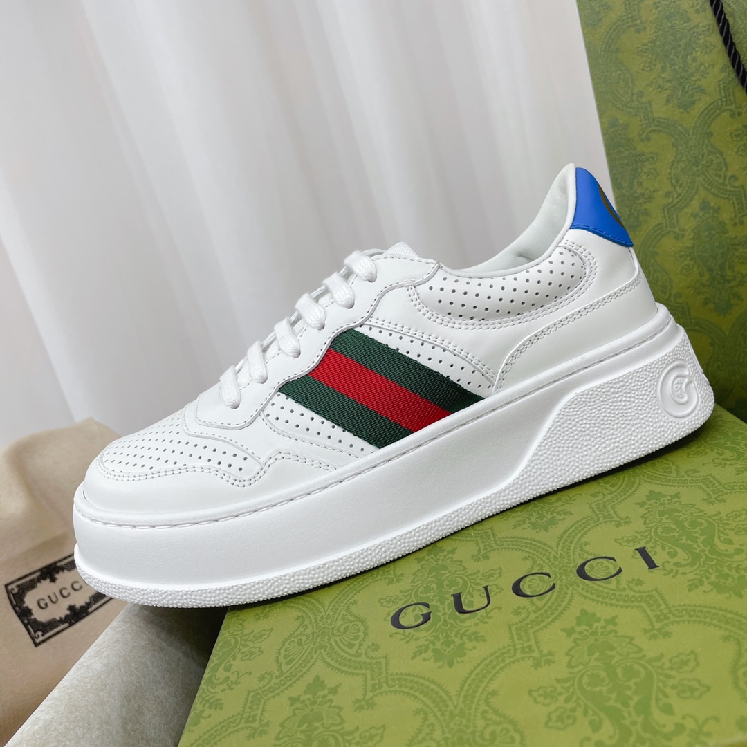 Gucci GG Chunky B Series Men's &Women's Sneakers With Web(Upon UK SIZE) - DopestKickz