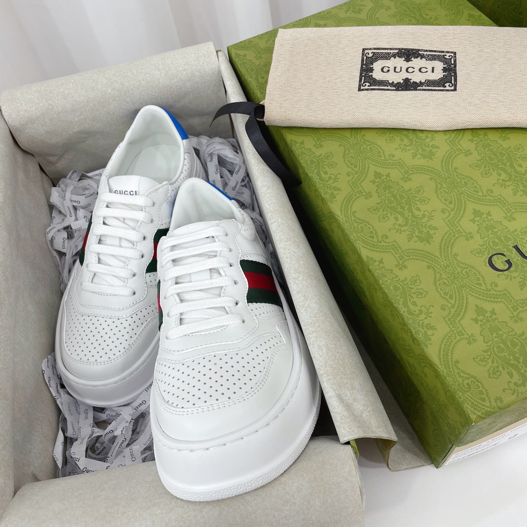 Gucci GG Chunky B Series Men's &Women's Sneakers With Web(Upon UK SIZE) - DopestKickz