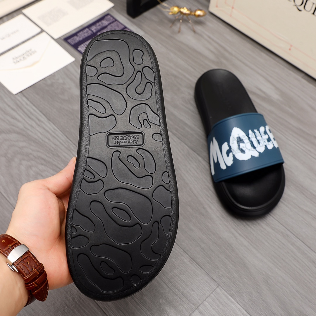 Alexander Mqueen Logo Slipper - DopestKickz