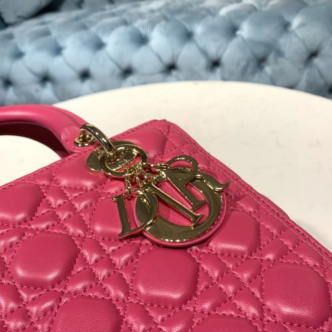 Dior Lady Bag  Cannage Calfskin（24-20-11CM） - DopestKickz