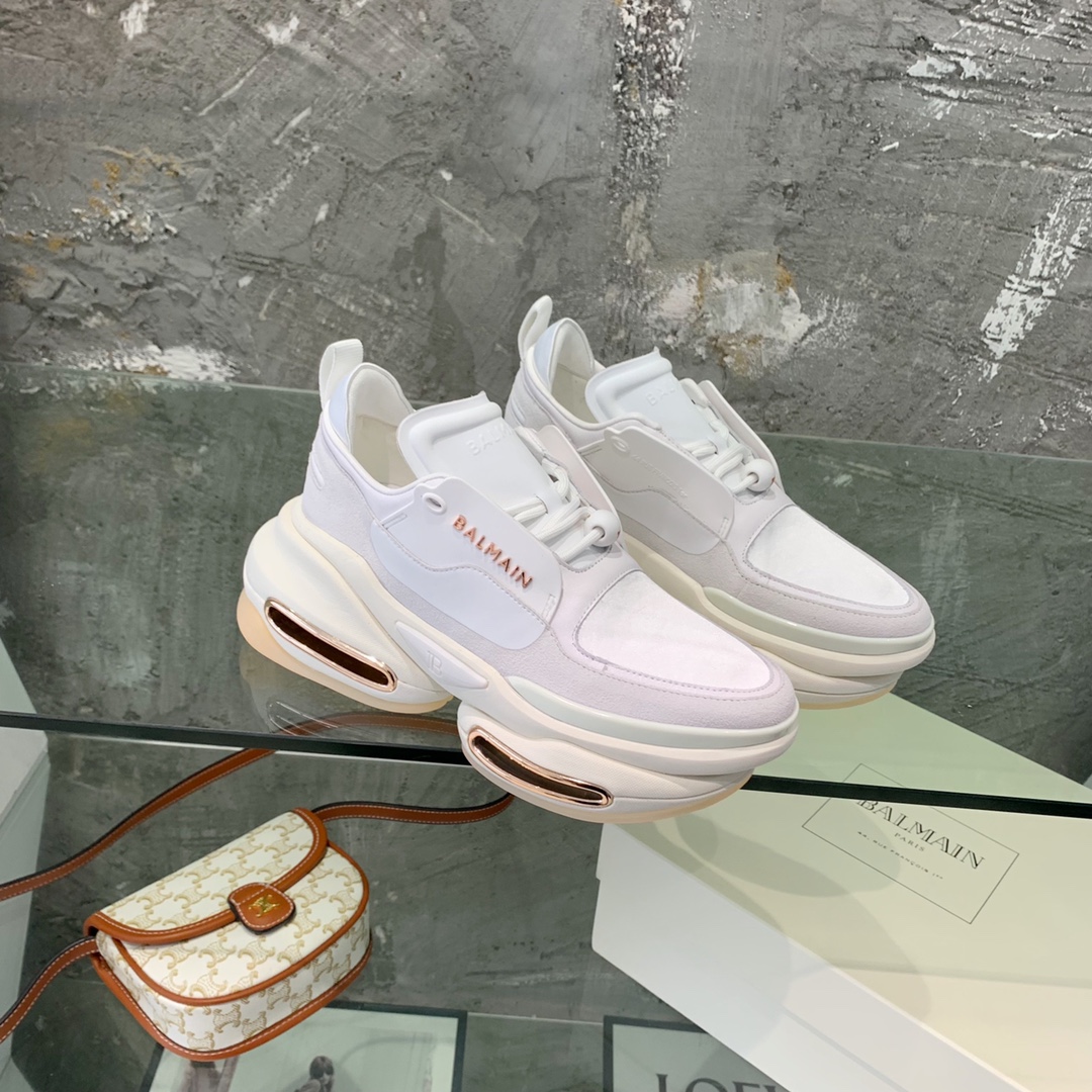 Balmain B-Bold Low-Top Sneakers - DopestKickz