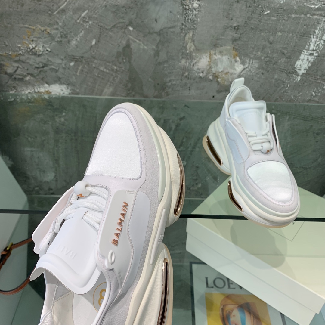 Balmain B-Bold Low-Top Sneakers - DopestKickz