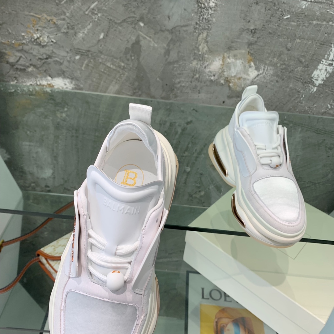 Balmain B-Bold Low-Top Sneakers - DopestKickz