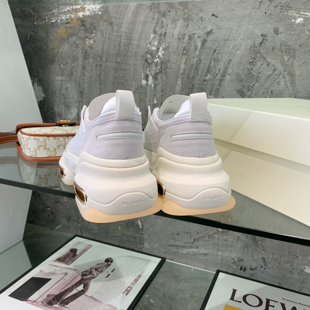 Balmain B-Bold Low-Top Sneakers - DopestKickz