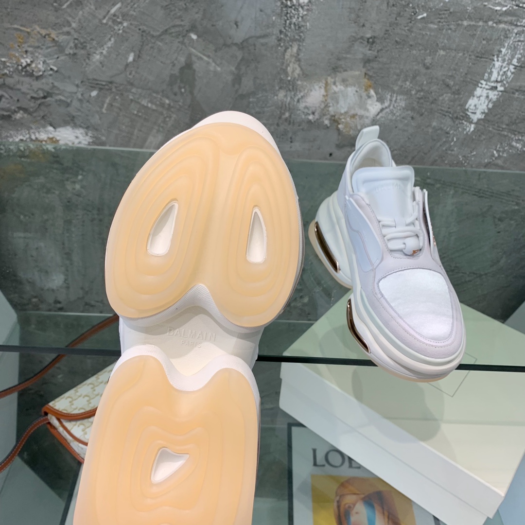 Balmain B-Bold Low-Top Sneakers - DopestKickz