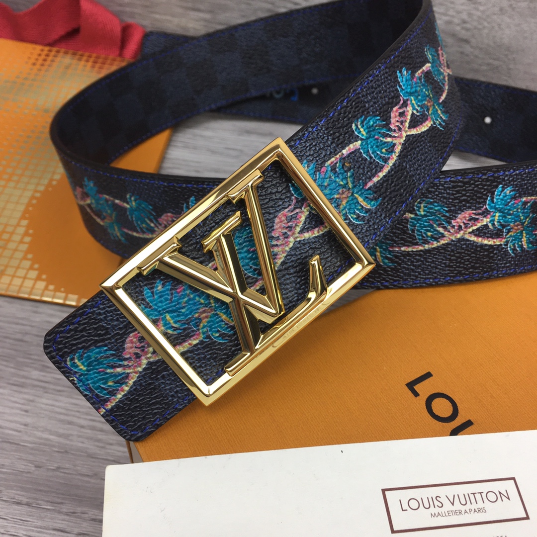 Louis Vuitton Shape 40MM Reversible Belt - DopestKickz