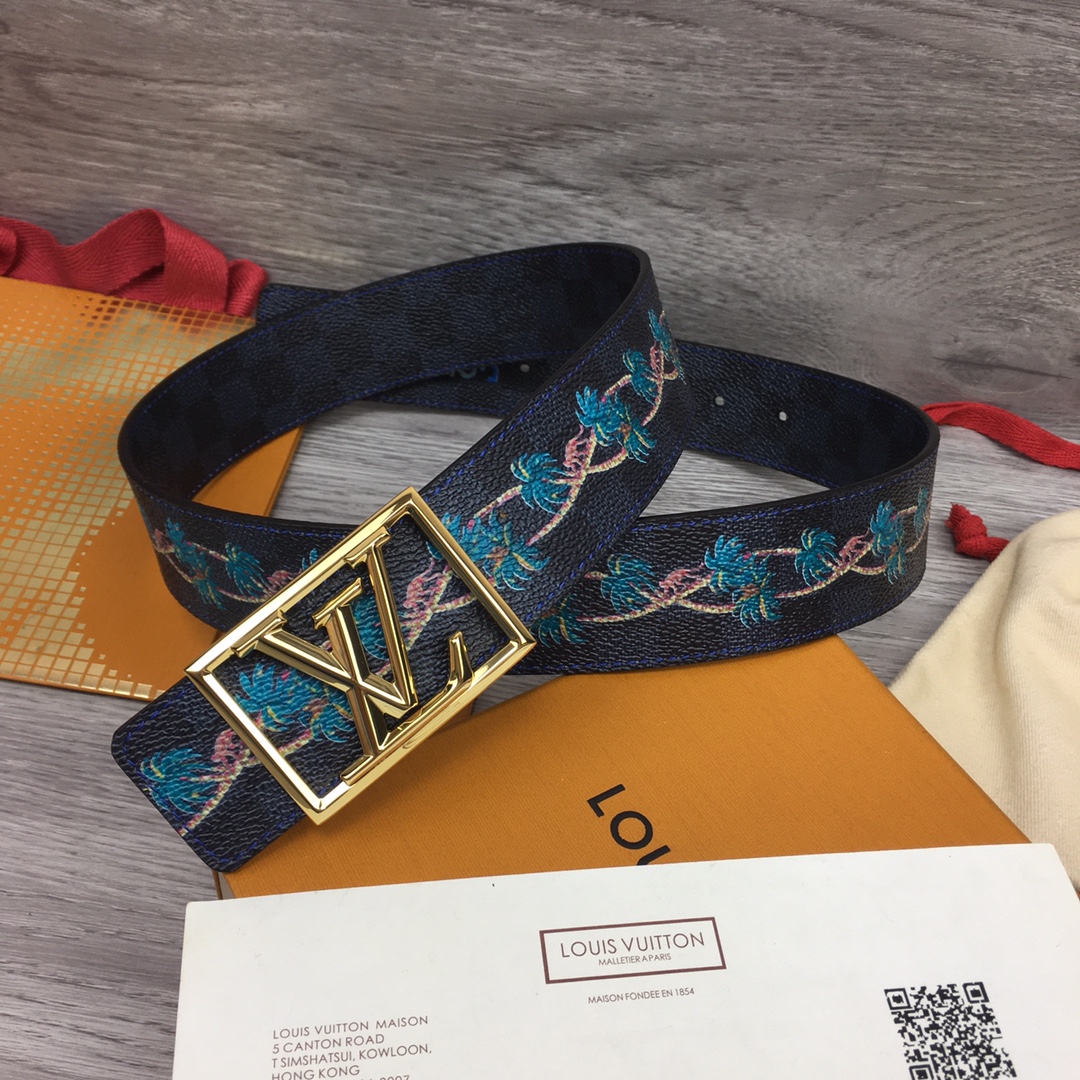 Louis Vuitton Shape 40MM Reversible Belt - DopestKickz