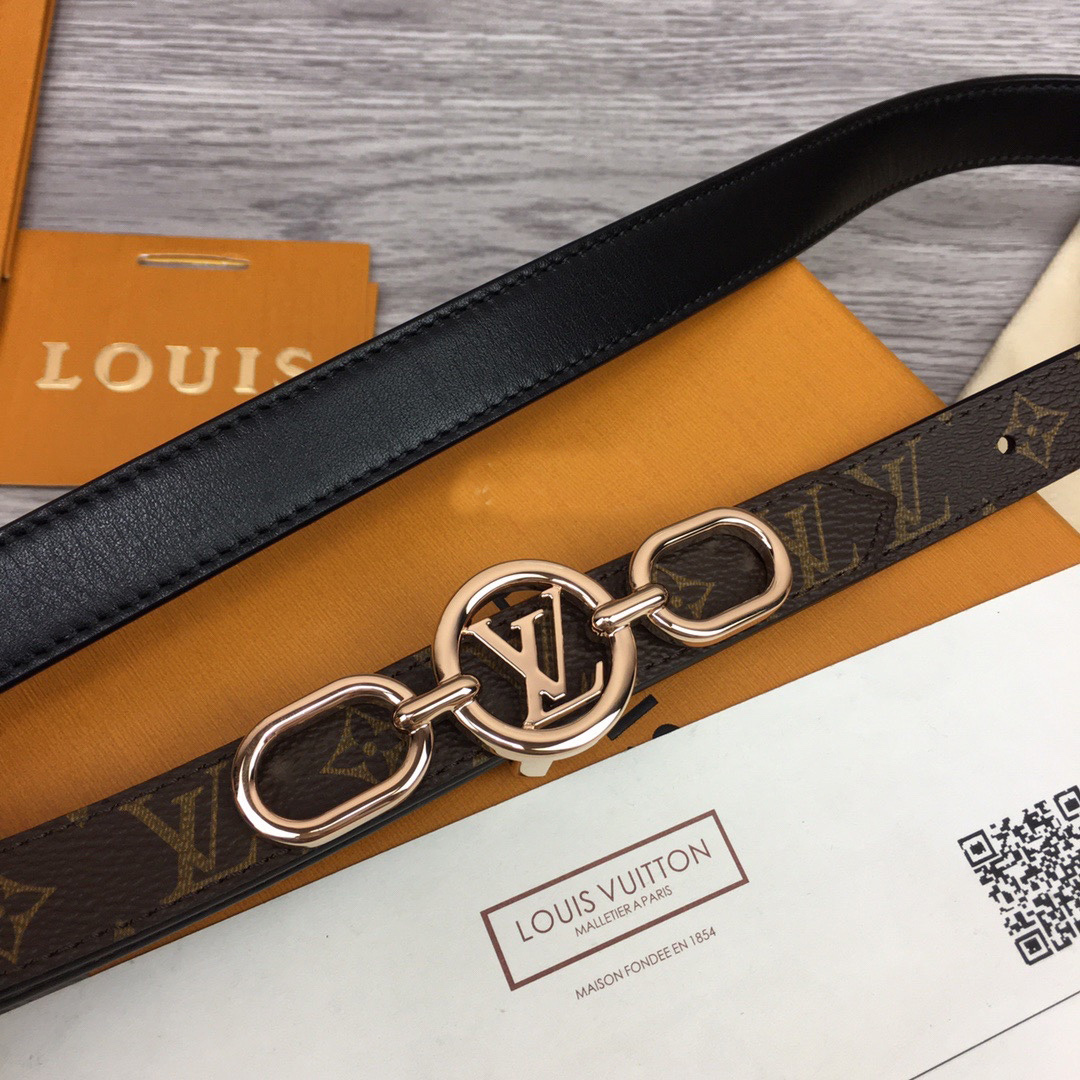 Louis Vuitton Squared LV 20mm Belt - DopestKickz