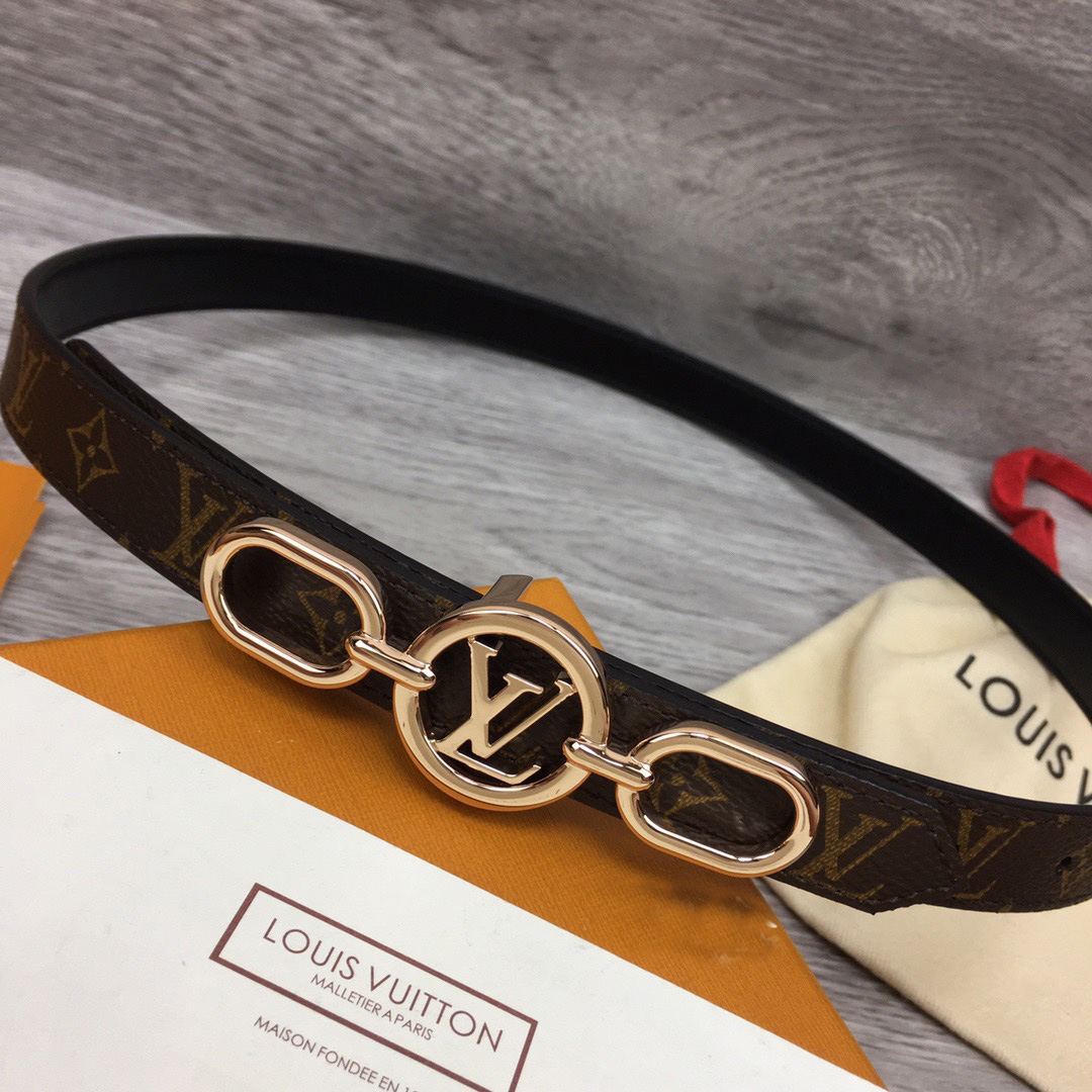Louis Vuitton Squared LV 20mm Belt - DopestKickz