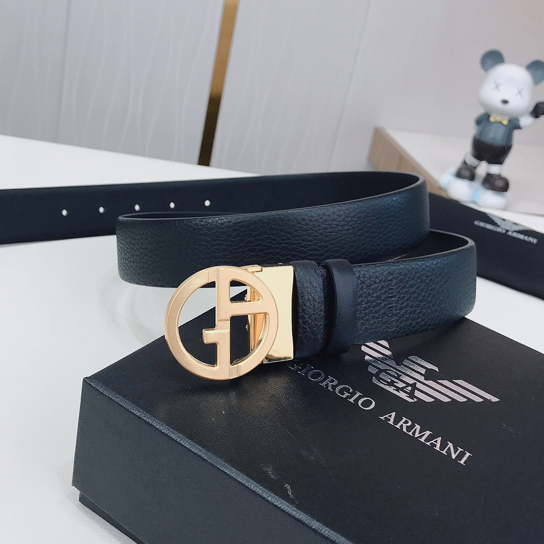 Armani Reversible Leather Belt  35mm - DopestKickz