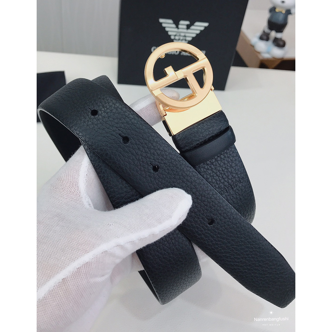 Armani Reversible Leather Belt  35mm - DopestKickz