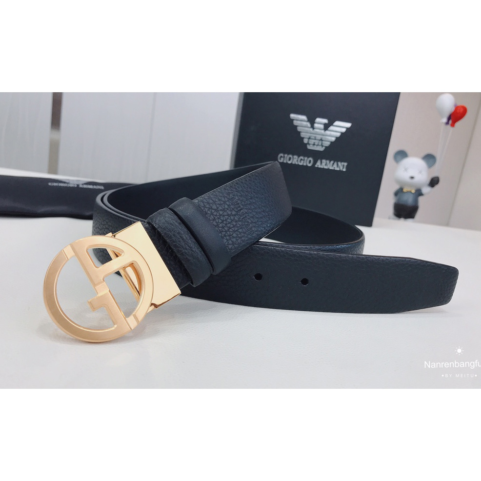 Armani Reversible Leather Belt  35mm - DopestKickz