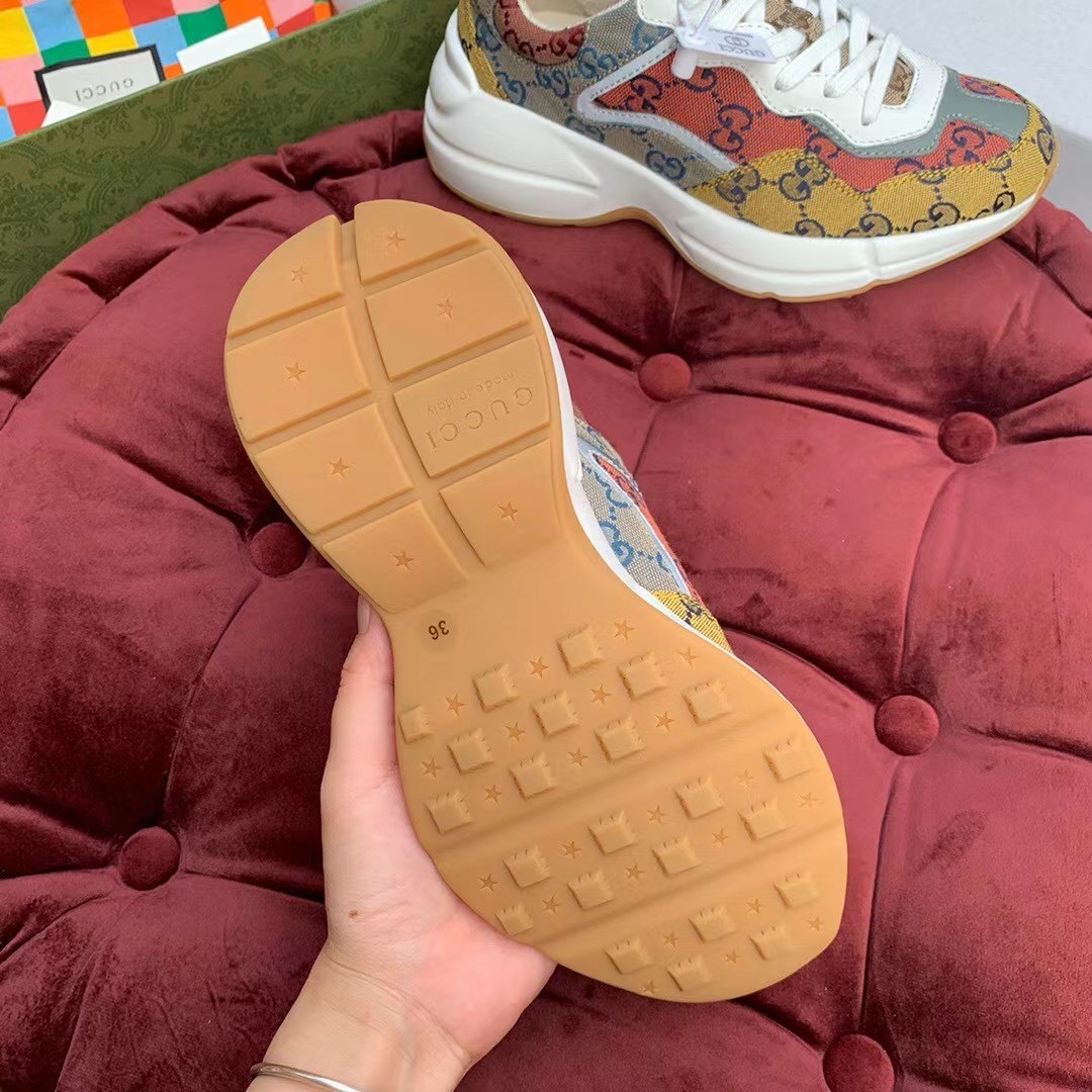 Gucci GG Multicolor Series Rhyton  Sneakers(upon uk size) - DopestKickz