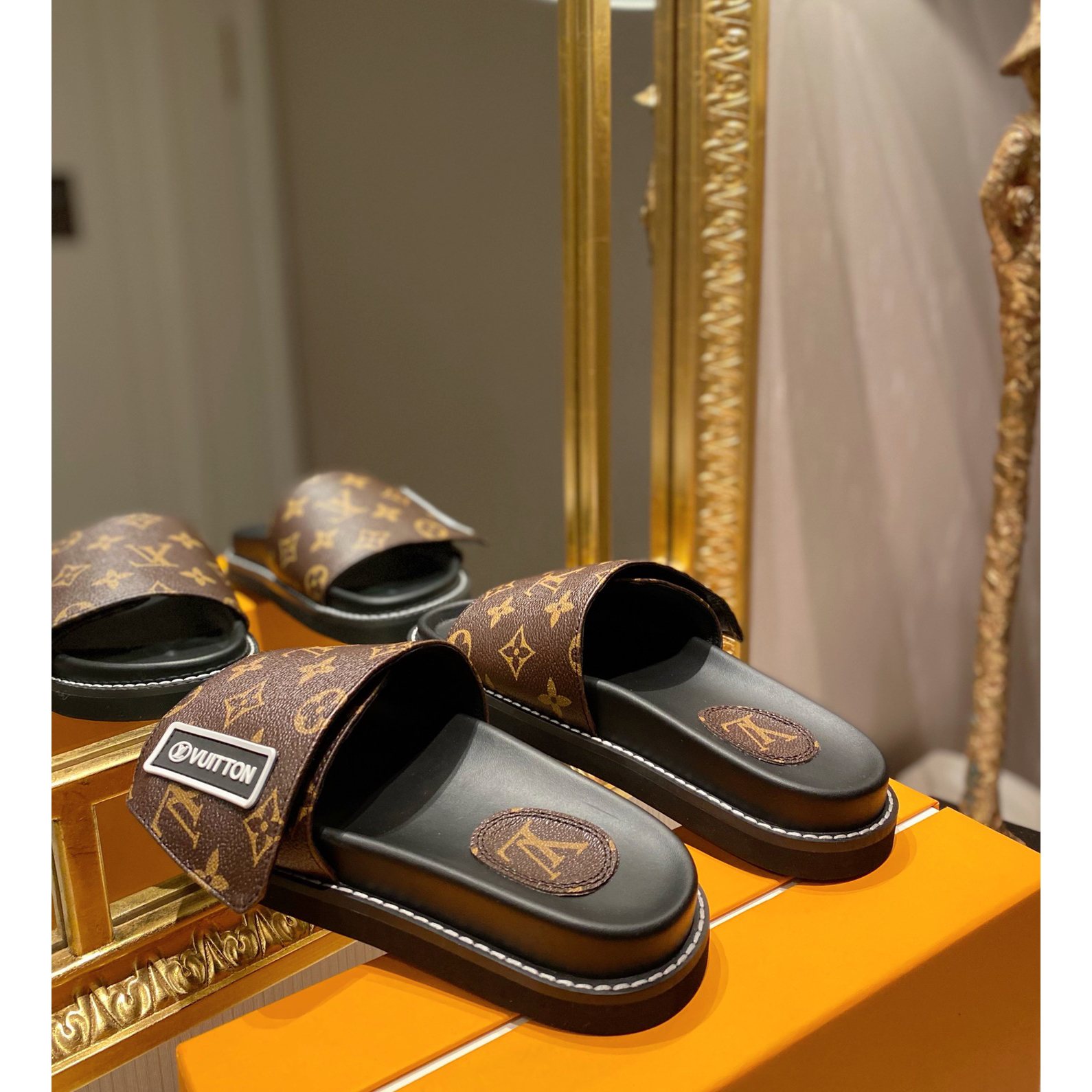 Louis Vuitton Monogram Slipper - DopestKickz