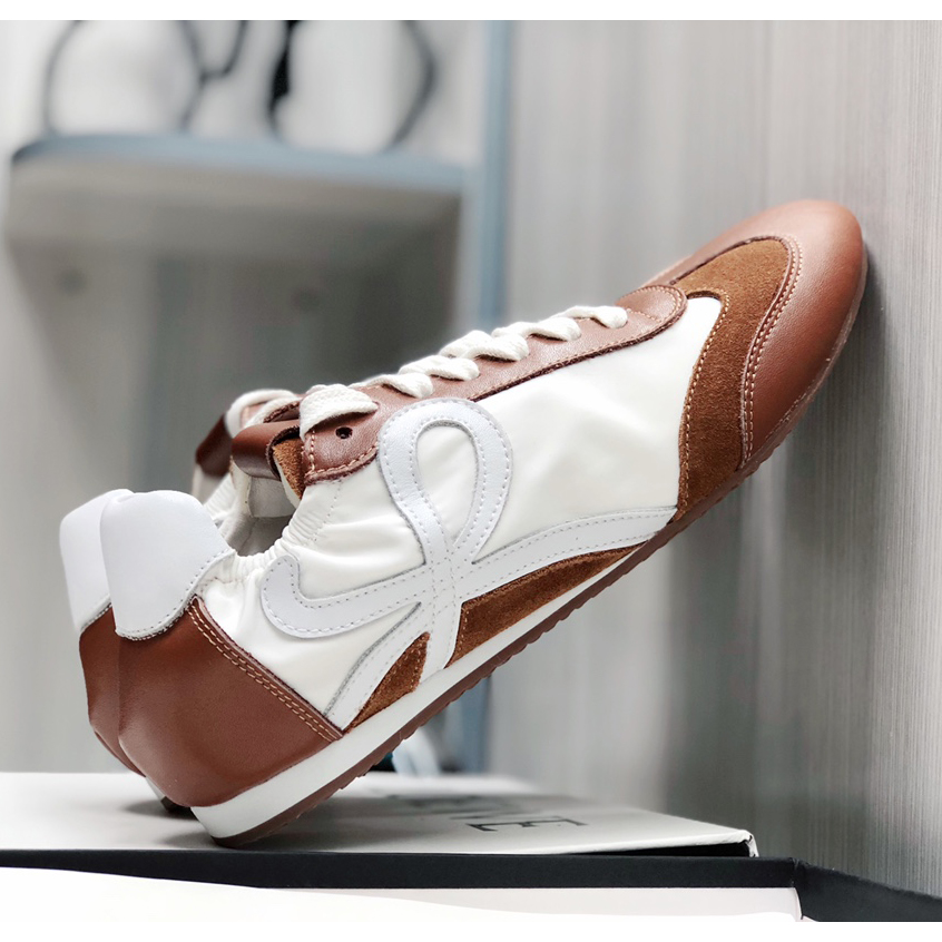 Loewe Ballet Runner In Nylon And Calfskin - DopestKickz