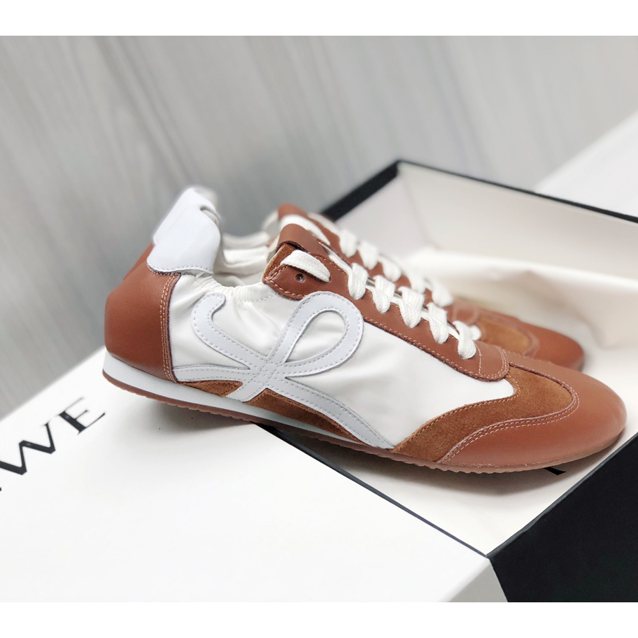 Loewe Ballet Runner In Nylon And Calfskin - DopestKickz