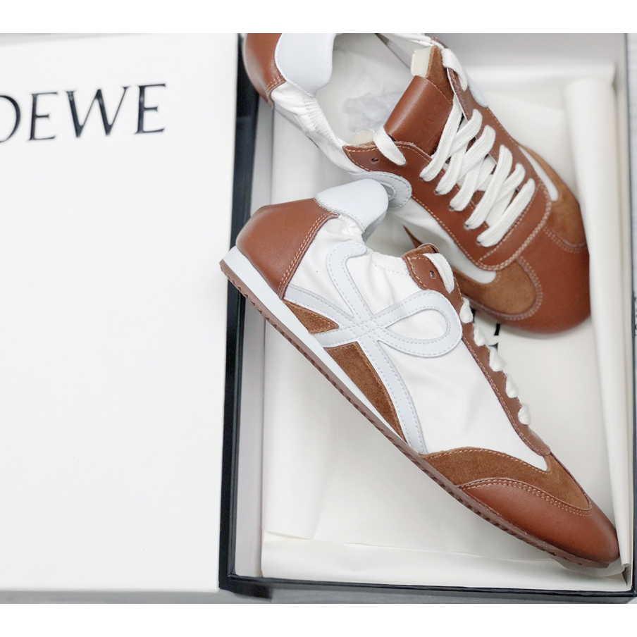 Loewe Ballet Runner In Nylon And Calfskin - DopestKickz