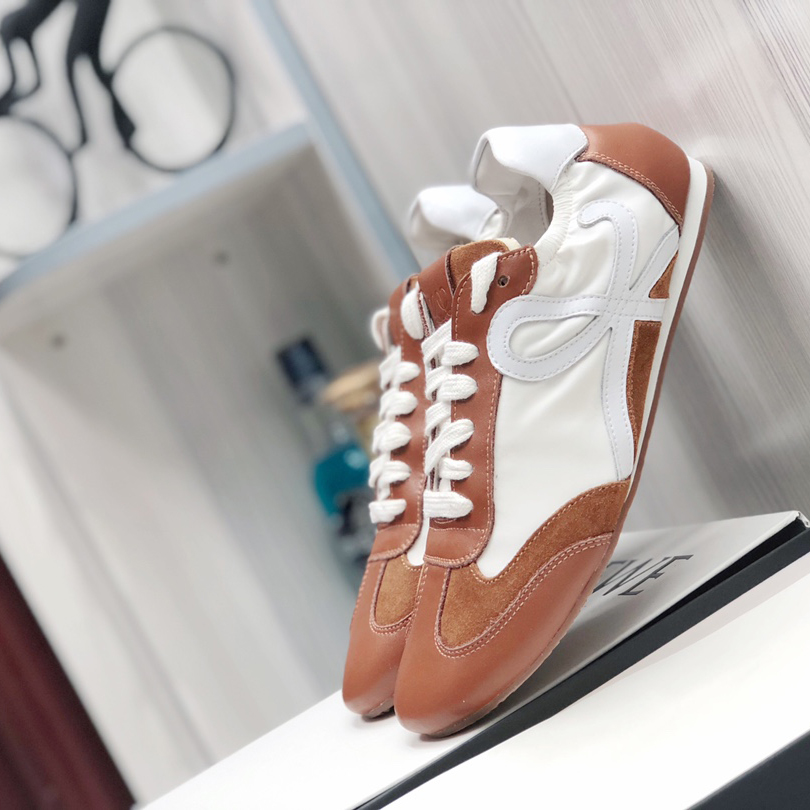 Loewe Ballet Runner In Nylon And Calfskin - DopestKickz