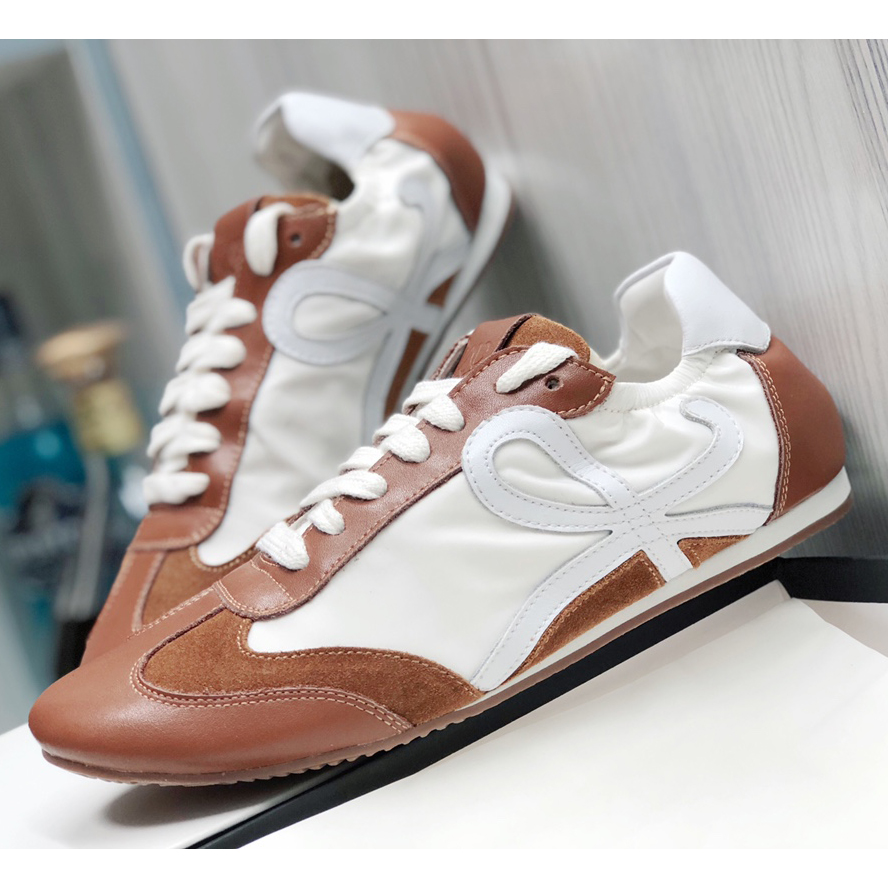 Loewe Ballet Runner In Nylon And Calfskin - DopestKickz