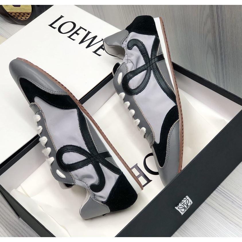 Loewe Ballet Runner In Nylon And Calfskin - DopestKickz