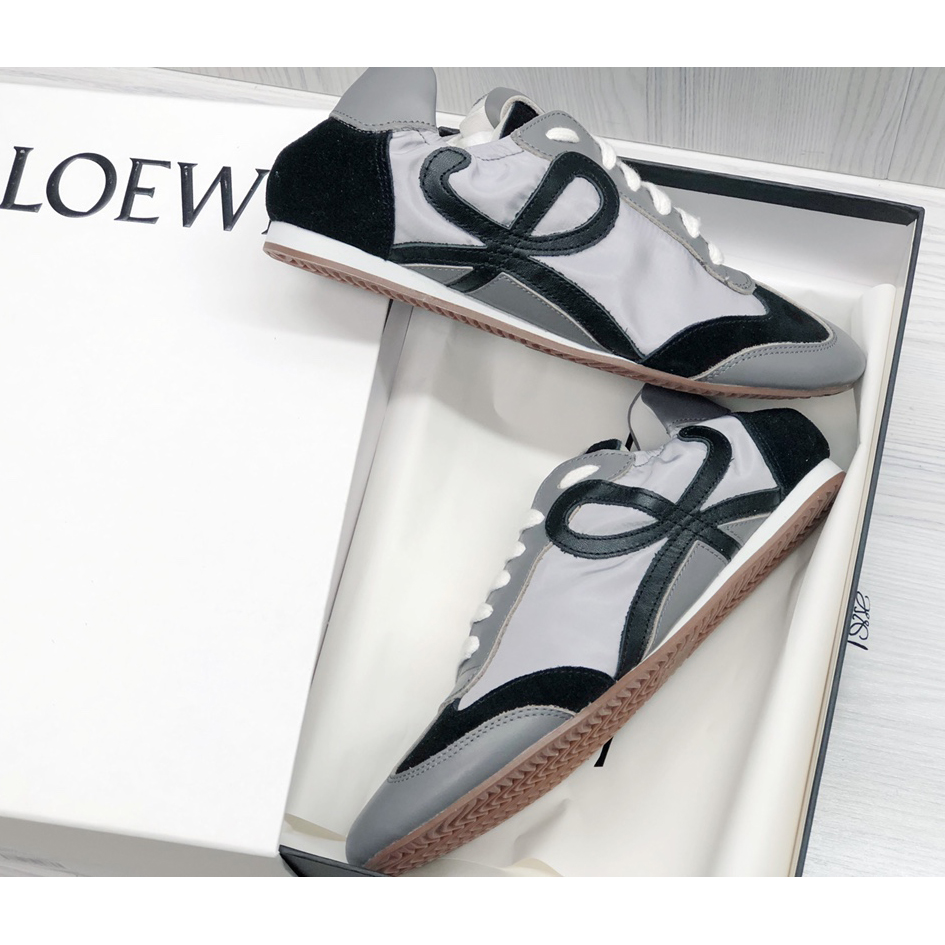 Loewe Ballet Runner In Nylon And Calfskin - DopestKickz