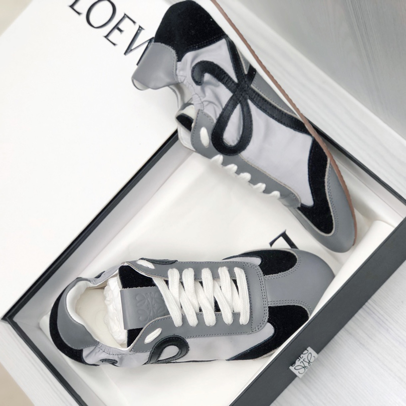 Loewe Ballet Runner In Nylon And Calfskin - DopestKickz