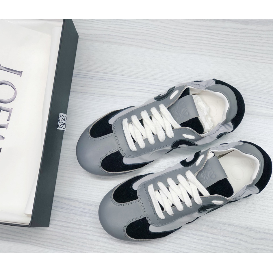 Loewe Ballet Runner In Nylon And Calfskin - DopestKickz