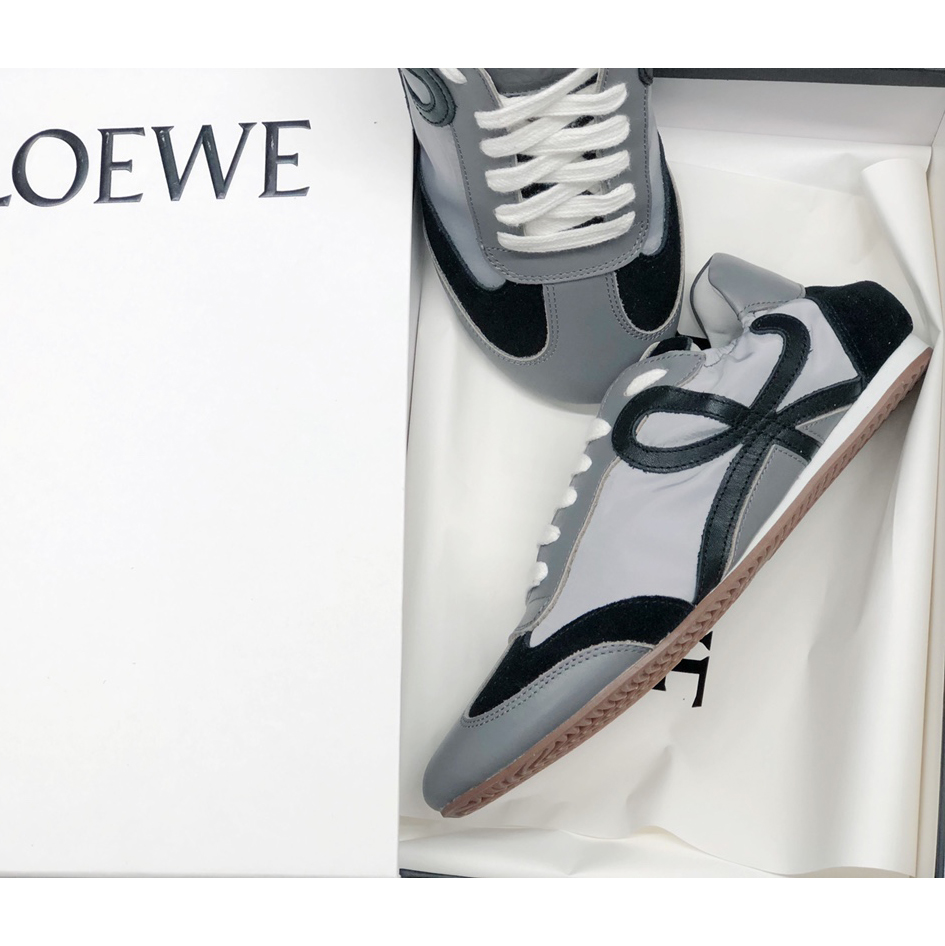 Loewe Ballet Runner In Nylon And Calfskin - DopestKickz