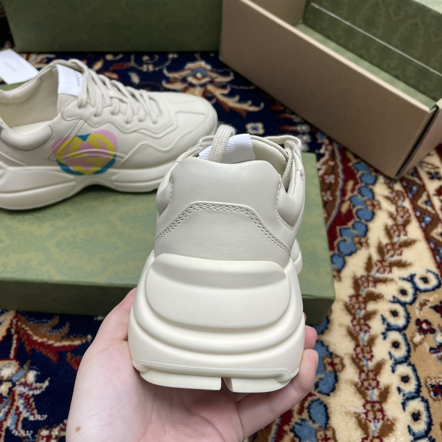 Gucci Women's Rhyton Sneakers - DopestKickz