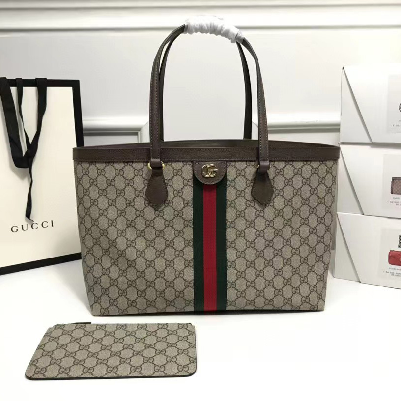 Gucci Ophidia GG Medium Tote（38-28-14CM） - DopestKickz
