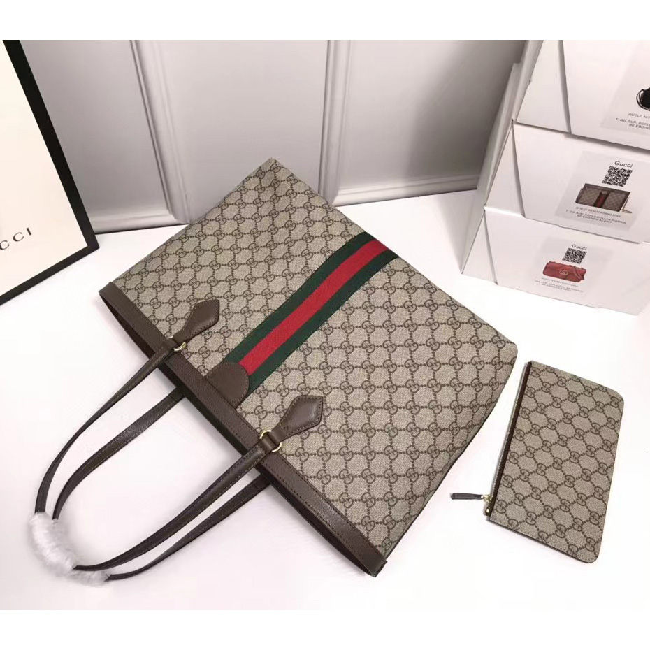 Gucci Ophidia GG Medium Tote（38-28-14CM） - DopestKickz