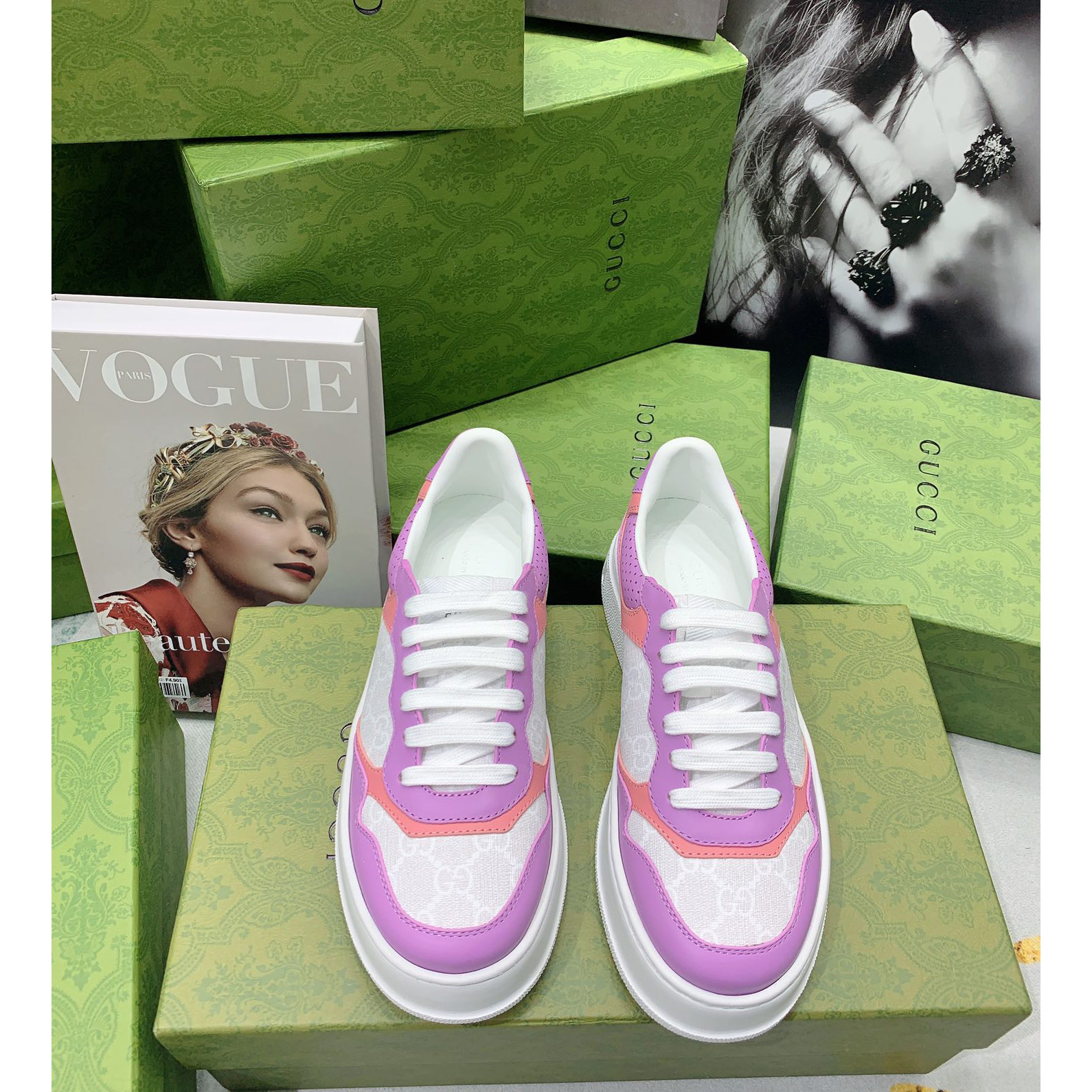 Gucci GG Chunky B SeriesMen's &Women's Sneakers - DopestKickz