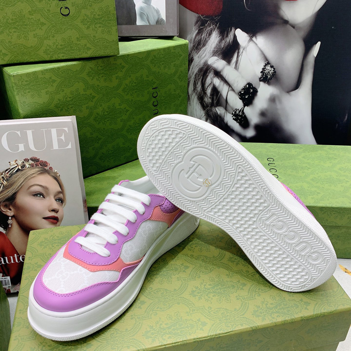 Gucci GG Chunky B SeriesMen's &Women's Sneakers - DopestKickz