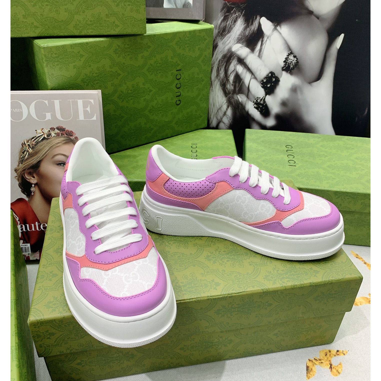 Gucci GG Chunky B SeriesMen's &Women's Sneakers - DopestKickz