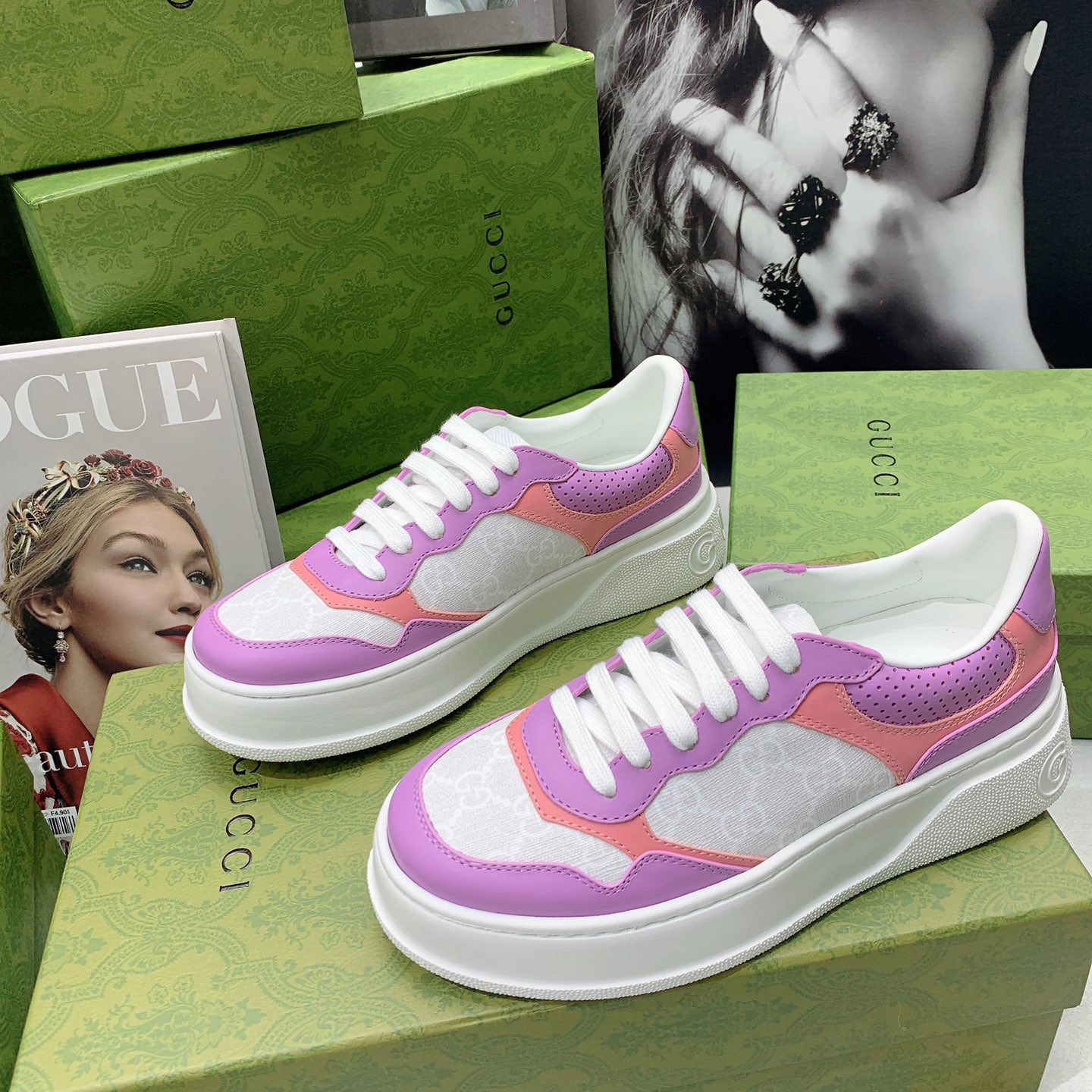 Gucci GG Chunky B SeriesMen's &Women's Sneakers - DopestKickz