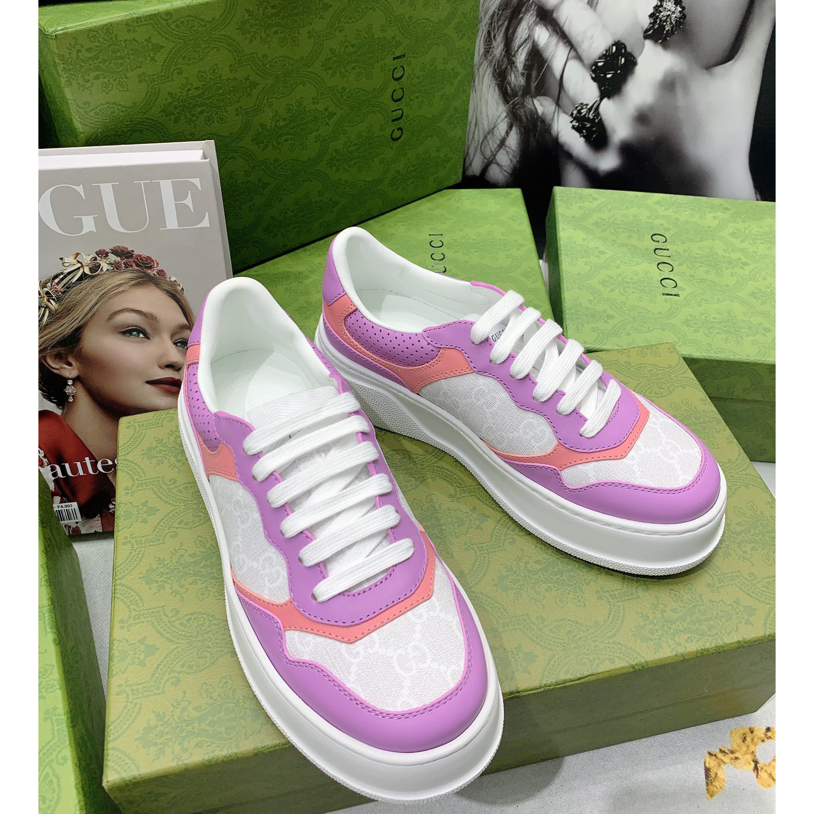 Gucci GG Chunky B SeriesMen's &Women's Sneakers - DopestKickz