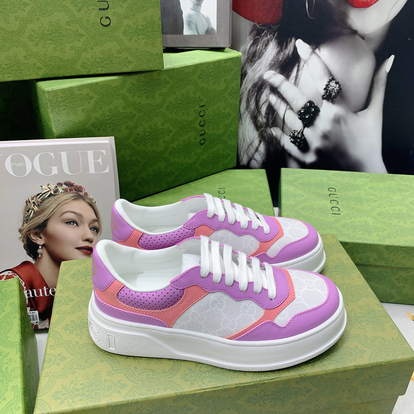 Gucci GG Chunky B SeriesMen's &Women's Sneakers - DopestKickz