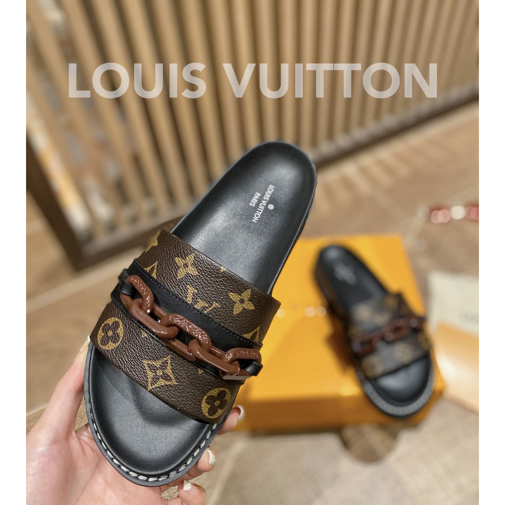 Louis Vuitton Monogram Slipper - DopestKickz