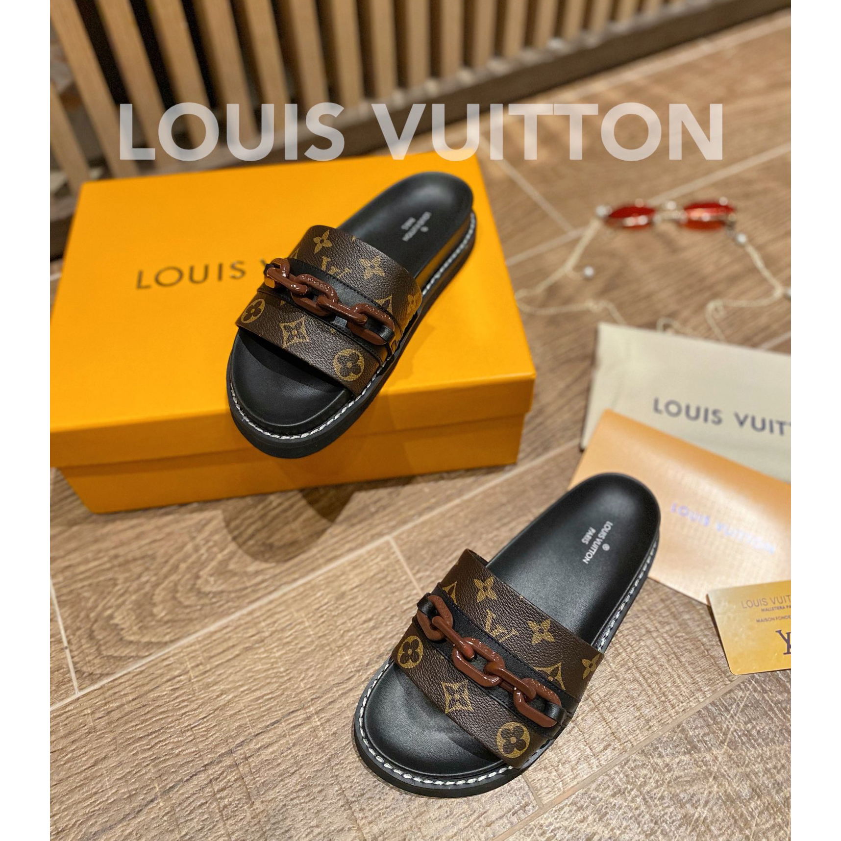 Louis Vuitton Monogram Slipper - DopestKickz