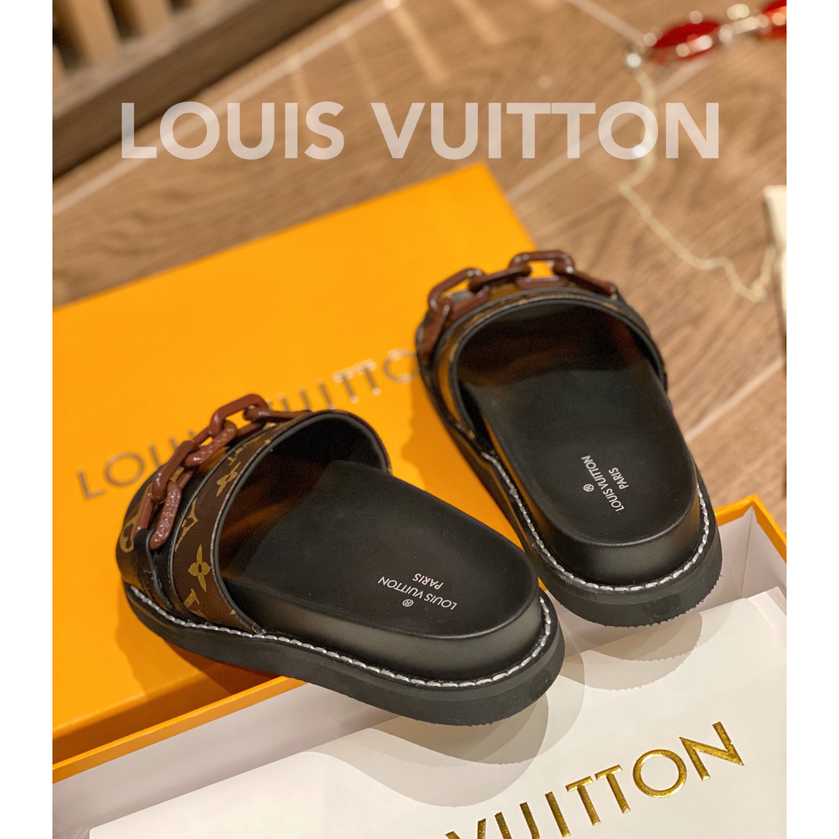 Louis Vuitton Monogram Slipper - DopestKickz