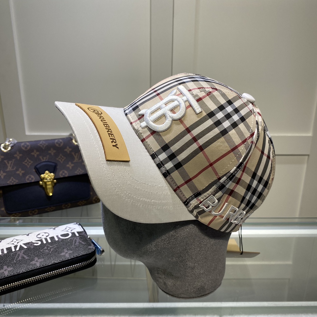 Burberry Monogram Motif Icon Stripe Baseball Cap - DopestKickz