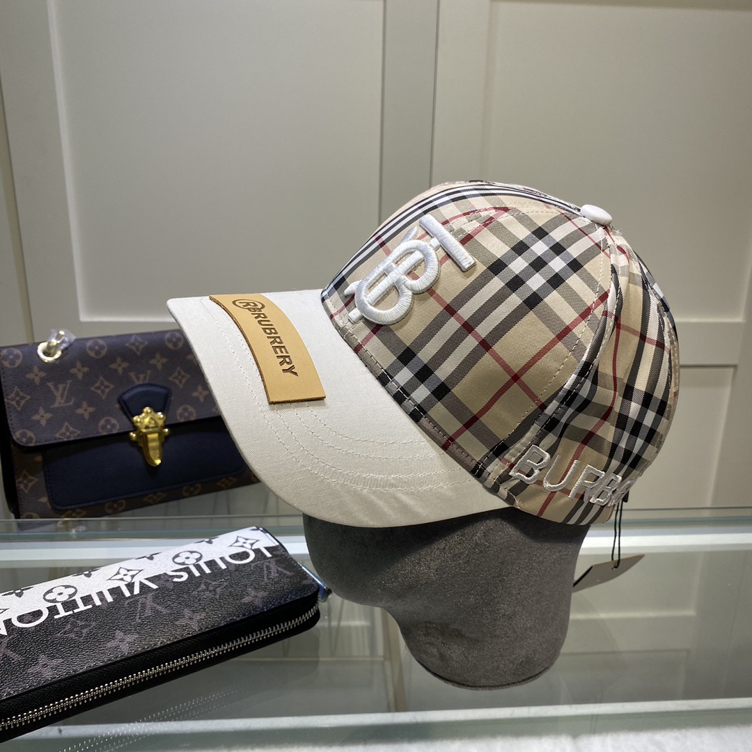 Burberry Monogram Motif Icon Stripe Baseball Cap - DopestKickz