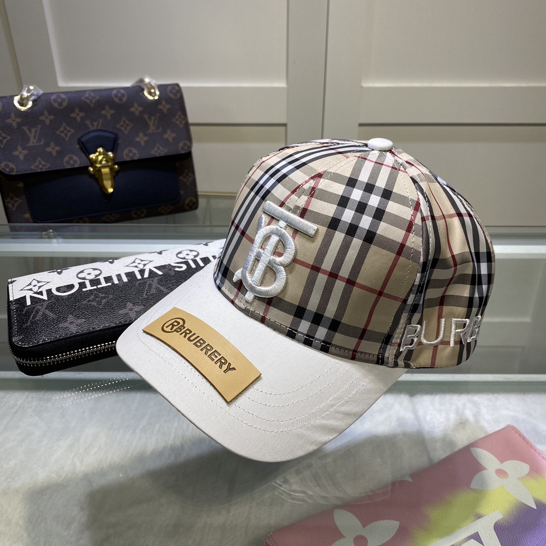 Burberry Monogram Motif Icon Stripe Baseball Cap - DopestKickz