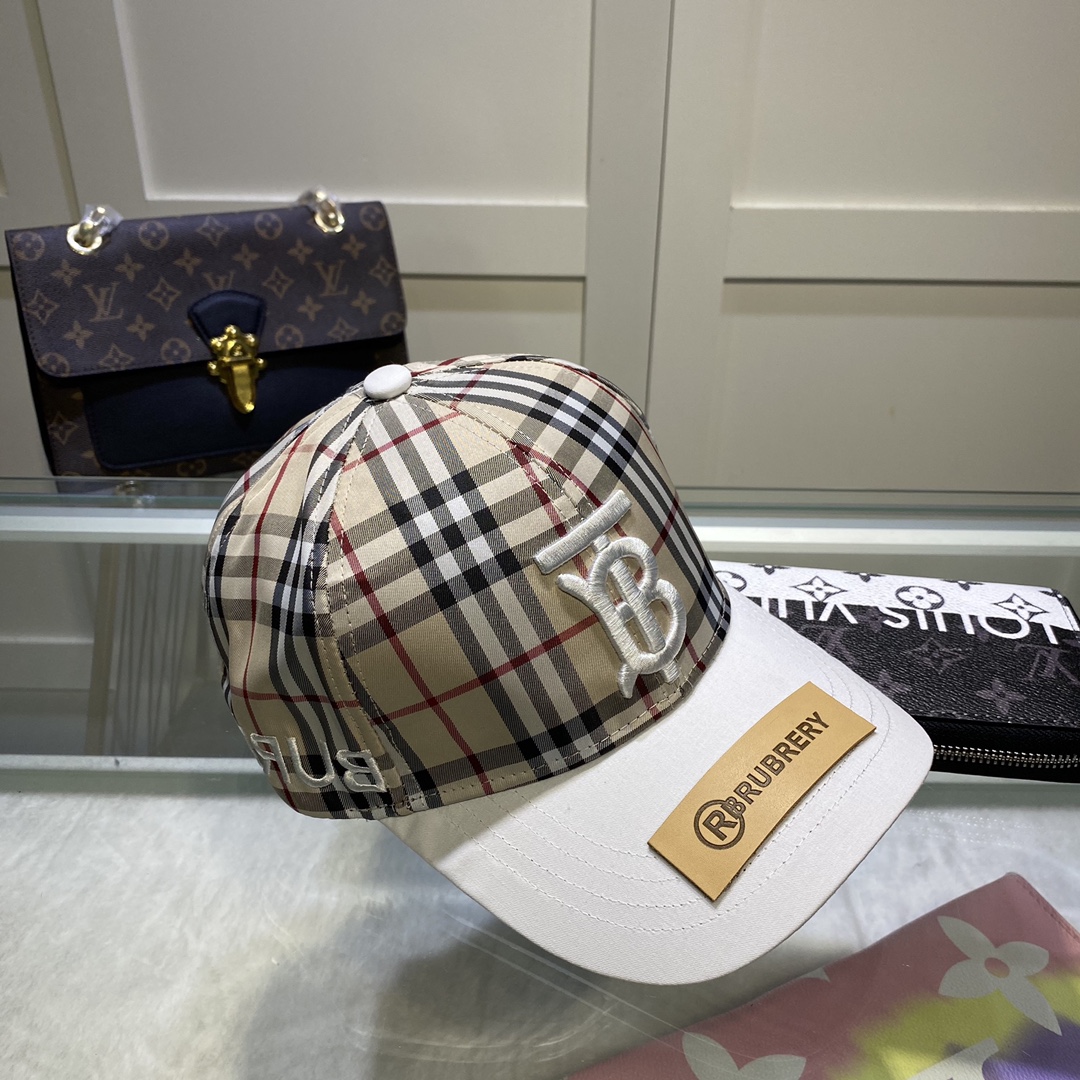 Burberry Monogram Motif Icon Stripe Baseball Cap - DopestKickz
