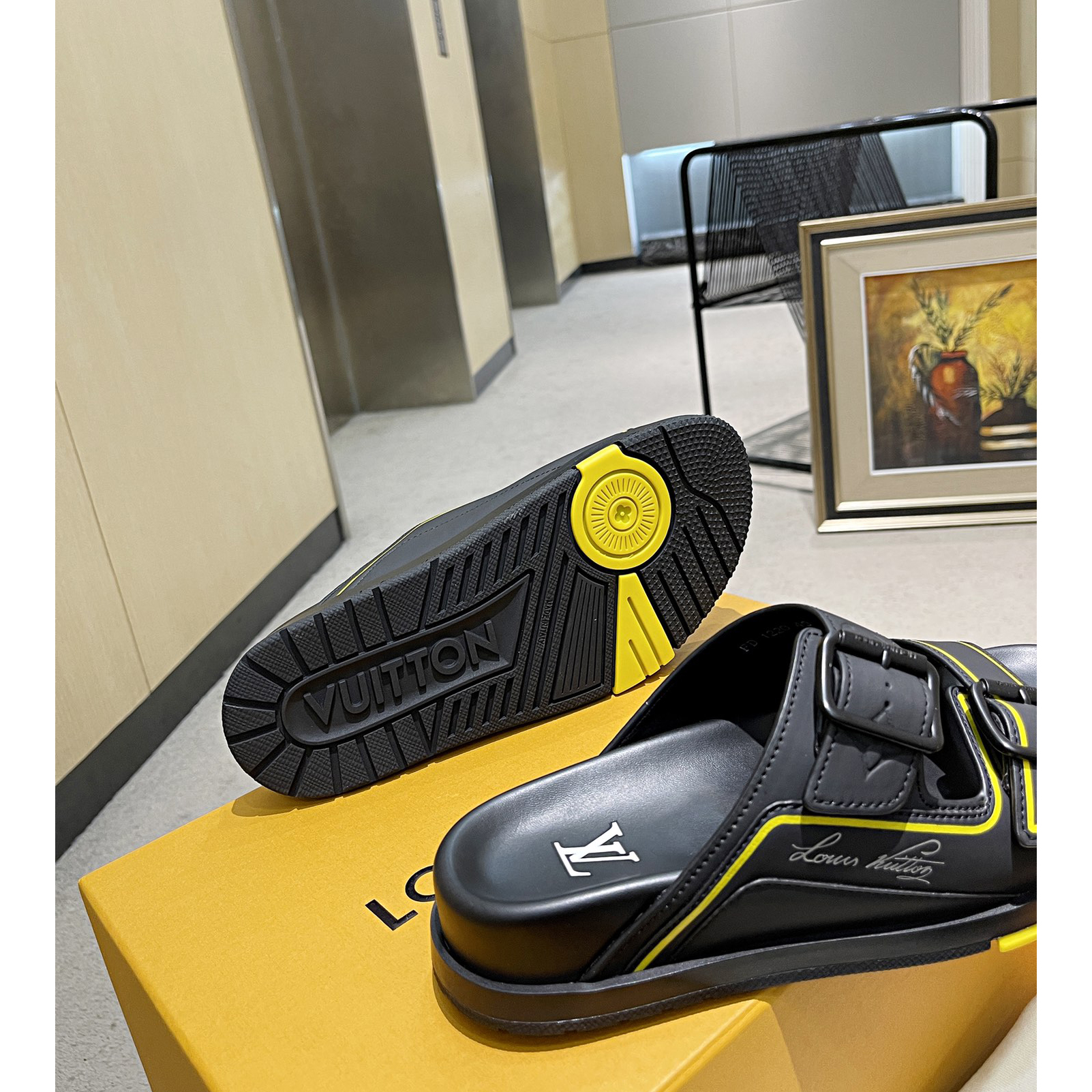 Louis Vuitton Men's Trainer Slippers - DopestKickz